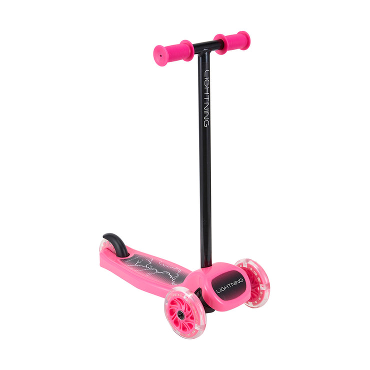 Anko Light Up Wheel Tilt and Turn Scooter - Pink / Suitable for Ages 2+