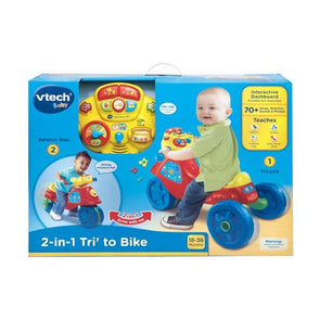 Vtech Baby 2-in-1 Tricycle to Bike - Blue / pink