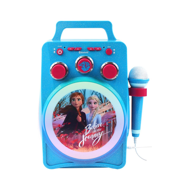 Frozen Karaoke Machine for Kids with Microphone/LED/USB port/Rechargeable