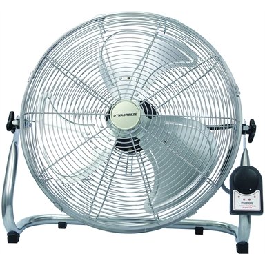 Dynabreeze 450mm Silver Industrial Floor Fan