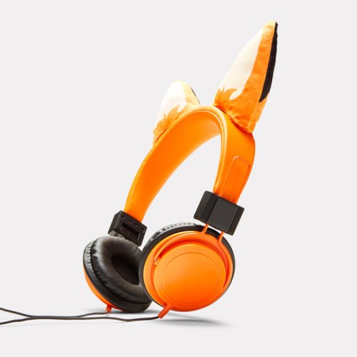 Kids Volume Limited Headphones - Fox / Foldable Design/ Soft Ears Cushions