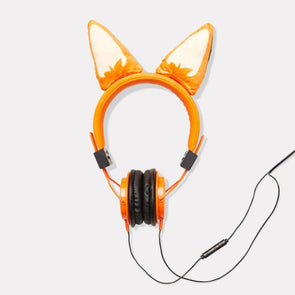 Kids Volume Limited Headphones - Fox / Foldable Design/ Soft Ears Cushions