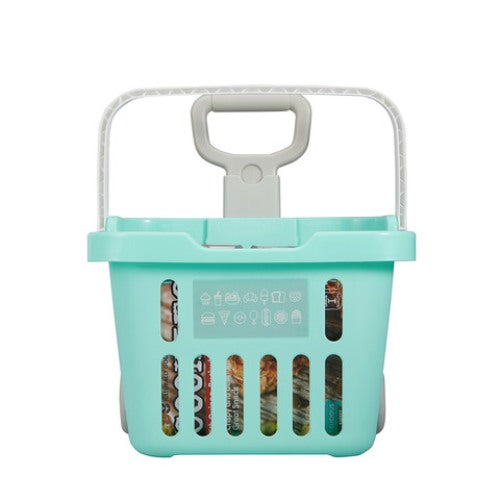 7 Piece Pull Along Shopping Basket/ Suitable for Ages 3+ Years