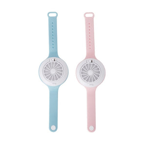 3-speed Setting Rechargeable Wrist Fan - Assorted* with Colourful Lights