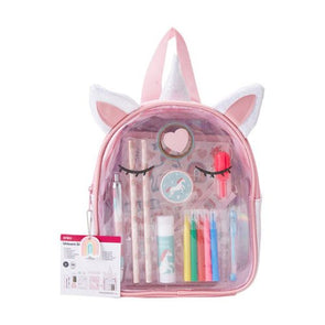 Anko 20 Piece Unicorn Stationery Set - Pink / Suitable for ages: 3+ years