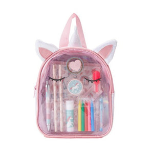 Anko 20 Piece Unicorn Stationery Set - Pink / Suitable for ages: 3+ years