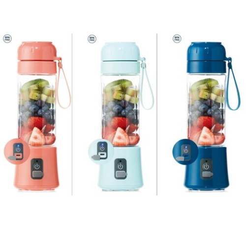 Portable 300ml USB Blender - Assorted*/ Durable BPA Free Tritan Bottle