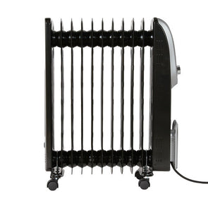 Anko 11 Fin Digital Oil Heater / 3 Heat Settings - Black