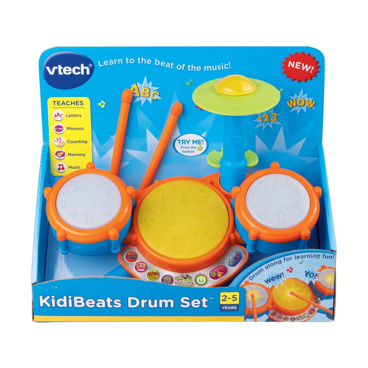 VTech KidiBeats Drum Set for ages: 2-5 years Multi-Colour