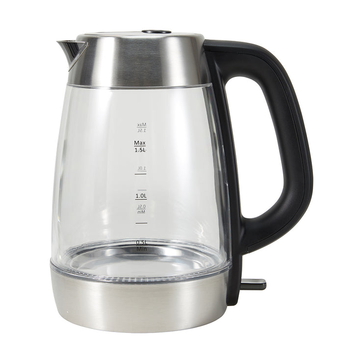 Anko 1.5L Clear Kettle - 350 Degree Rotation