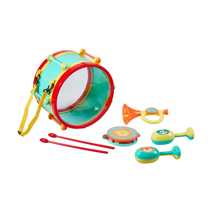 7 Piece Party Drum Set for Kids age 2+