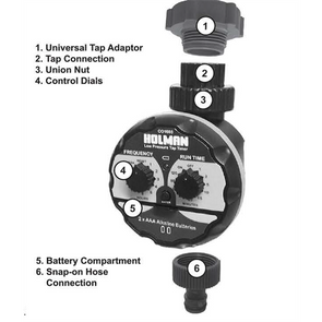 Holman Electronic Low Pressure Cordless Tap Timer (CO1603)/ Auto & Manual Operation