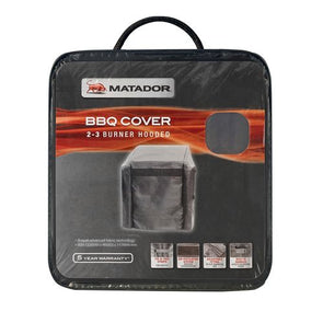 Matador 2-3 Burner XRepel Hooded BBQ Cover/Fit Matador Conquest, Boss & Titan BBQs