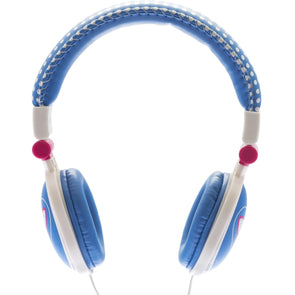 Moki Poppers Headphones - Butterfly Blue DJ Style