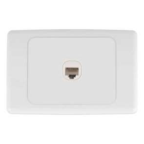 Deta Cat 6 Single Ethernet RJ45 Outlet - 6551B