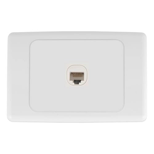 Deta Cat 6 Single Ethernet RJ45 Outlet - 6551B