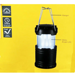 Eiger LED Camping Lantern Bright LED 60 Lumens output/Impact Resistance/Flaming - TheITmart