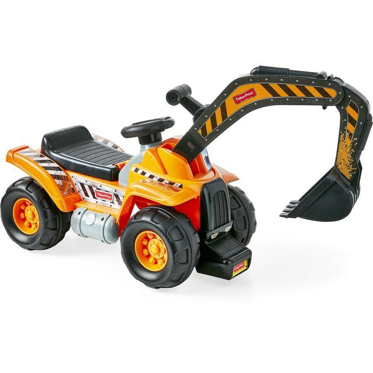 Fisher-Price Big Action Dig 'N Ride Attached Bucket/Handle Controls Bucket/Sound - TheITmart