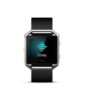 Fitbit Blaze Silver Small/Workout/Sleep Tracking/Alarm/Music Control/Touchscreen - TheITmart