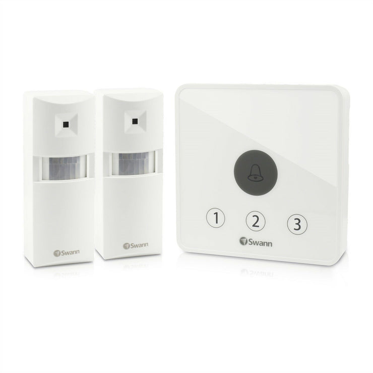 Swann Wireless Doorway Alarm/Dual Sensor 40ft/12m/Range 60m/Weather proof/DIY - TheITmart