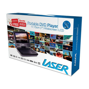 Laser Portable Car Kids Dvd Cd Player 7" 180 Swivel Remote Control - TheITmart