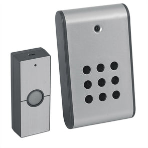 Arlec Wireless Portable Door Chime/100 Metres Range/8 Chim Tones/DIY Wilress - TheITmart