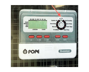 Pope Digi Max 8 Station Controller 3 Programming Styles/Large LCD/Rain Sensor - TheITmart