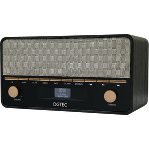 DGTEC Retro DAB/FM Radio with Bluetooth/LCD Digital Display/Alarm Clock/AUX inpu - TheITmart