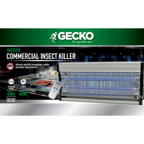 Gecko 40W Indoor Commercial Insect Zapper/Killer/Catcher With Remote Control - TheITmart