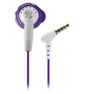 JBL Yurbuds Inspire 400 In-Ear Headphones for Women/MIC/Volume/Twist Lock Purple - TheITmart