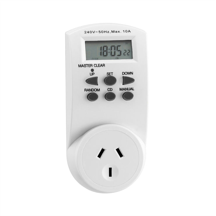 Arlec 24 hour / 7 Day Digital Timer/10 Switches per Day/24 hour & 7 day Settings - TheITmart