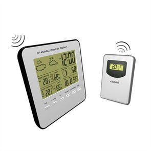 Aqua Systems Wireless Weather Station/Time/Calendar/Indoor/Outdoor Temp/Humidity - TheITmart