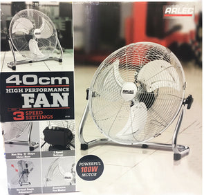 Arlec 40cm High Performance Aluminium Fan/3 Speed/Vertical Adjustment/Non Slip - TheITmart