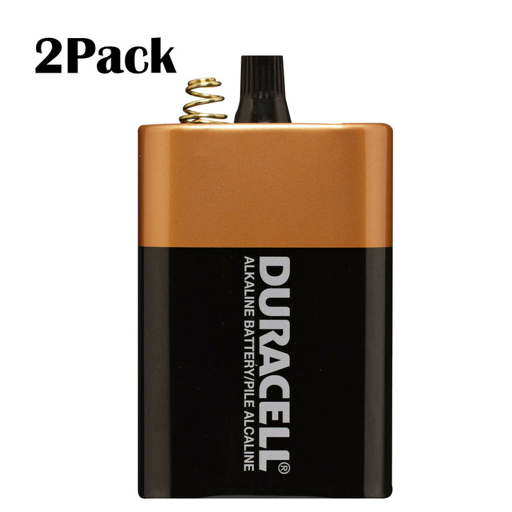 Genuine Duracell 6V Lantern Battery for Torches/lanterns/Longer lasting 2 Pack - TheITmart