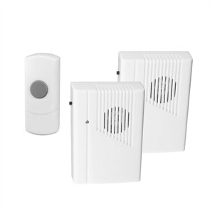 Arlec Wireless Door Chime/2 Receivers/IP44/50M Range/36 Tones/DIY Installation - TheITmart