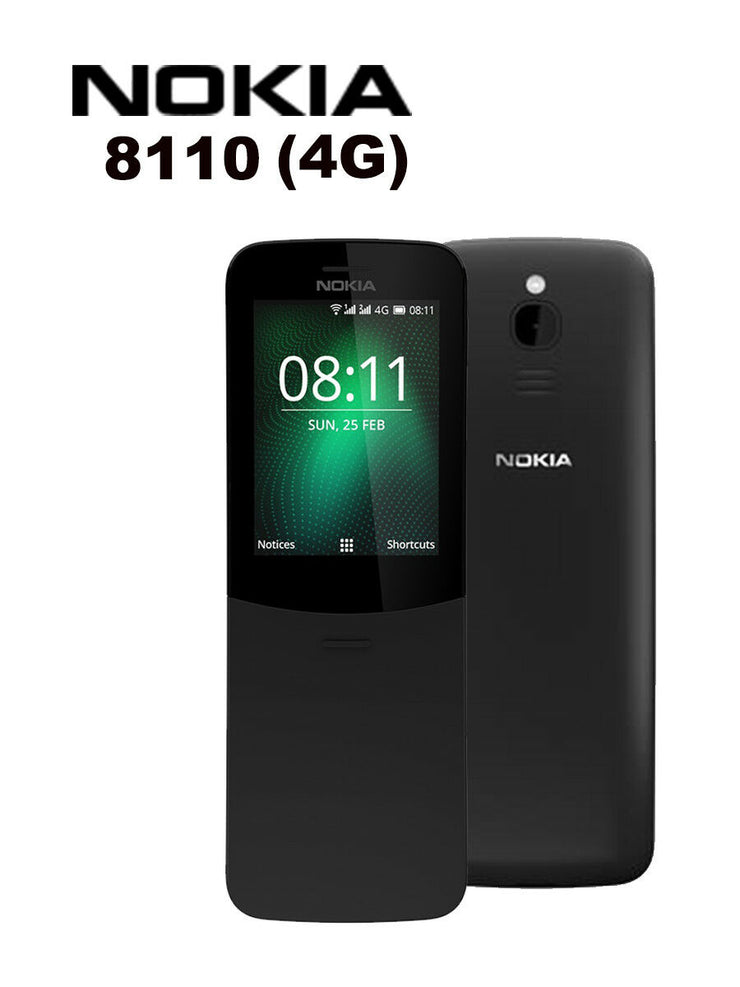 Nokia 8110 4G Mobile Phone/2.4 Curved screen/Smooth Slide Mechanism AU Stock BLK - TheITmart