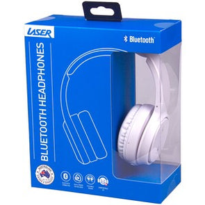 Laser Foldable Bluetooth Headphones/Adjustable Headband with Cushioned Ear Pads