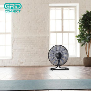 Arlec 45cm Black Grid Connect Smart DC Floor Fan - AFDC4501HA / 6 Speed Setting