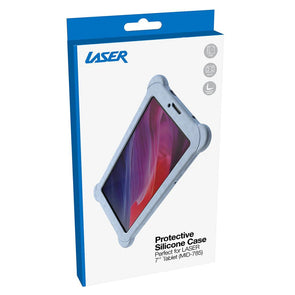 Laser 7" Silicone Case - Blue/Pink