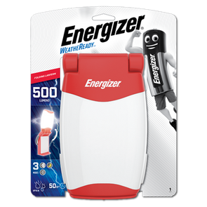 Energizer 500 Lumen Folding Lantern/Water Resistant/180-360 Degree Wide Beam