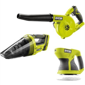 Ryobi Green One+ 18V 3 Piece RX18CC-3 Cleaning Combo - Tool Only