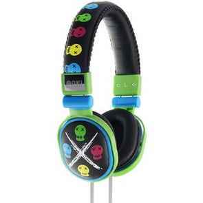 Moki Popper Headphones - Skull Black Great quality sound