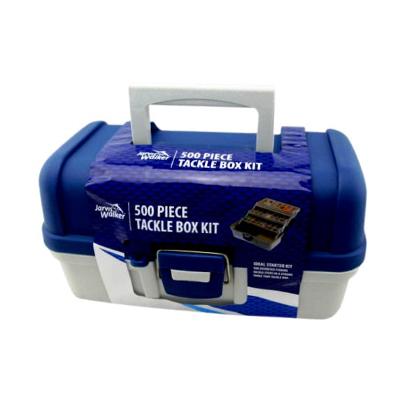 Jarvis Walker 3 Trays 500 Piece Tackle Box Kit/Includes All Essentials
