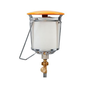 Gasmate Gas Camping Lantern / Yellow & Chrome