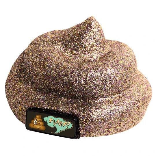 Flea Market Remote Control Poo (Sparkly) - FMSRCPBR / Drives Forward & Spins