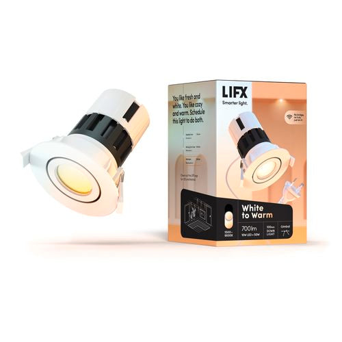 LIFX 700 Lumens Downlight White to Warm / Google Assistant Compatible