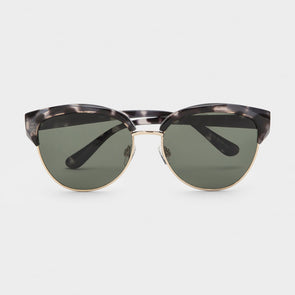 Anko Classic Retro Frame Polarised Sunglasses-Grey Trt & Tort,No Size