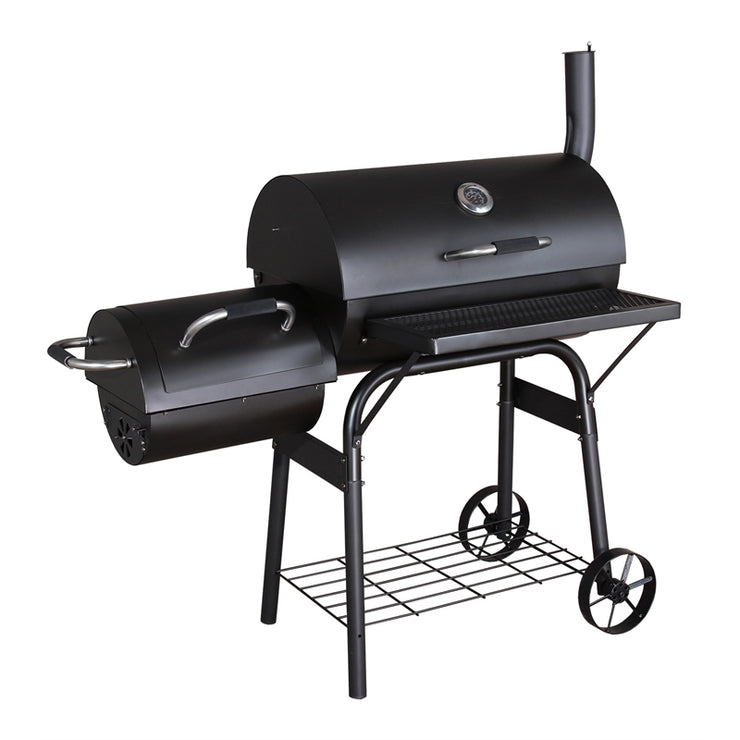 Jumbuck BBQ Smoker With Offset Sidebox