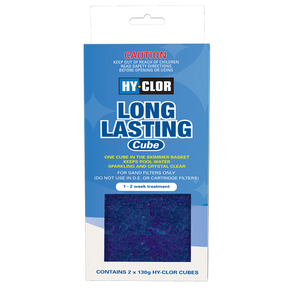 Hy-Clor Longer Lasting Pool Cubes - 2 Pack / Ideal for Both Chlorine & Salt Water Pools