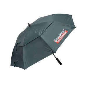 Bunnings Durable Golf Umbrella - Green/ 137cm wide canopy / Ventilation Holes